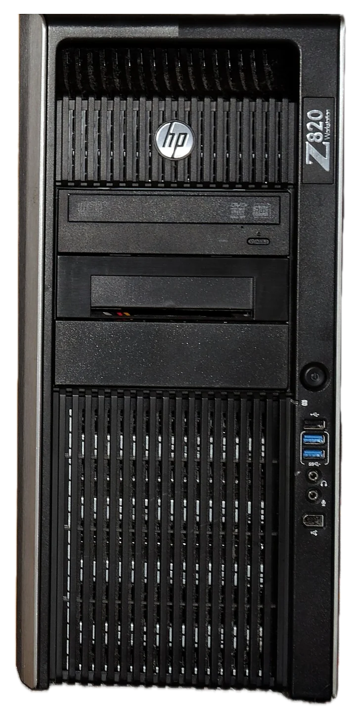 HP Z820 Workstation in Black